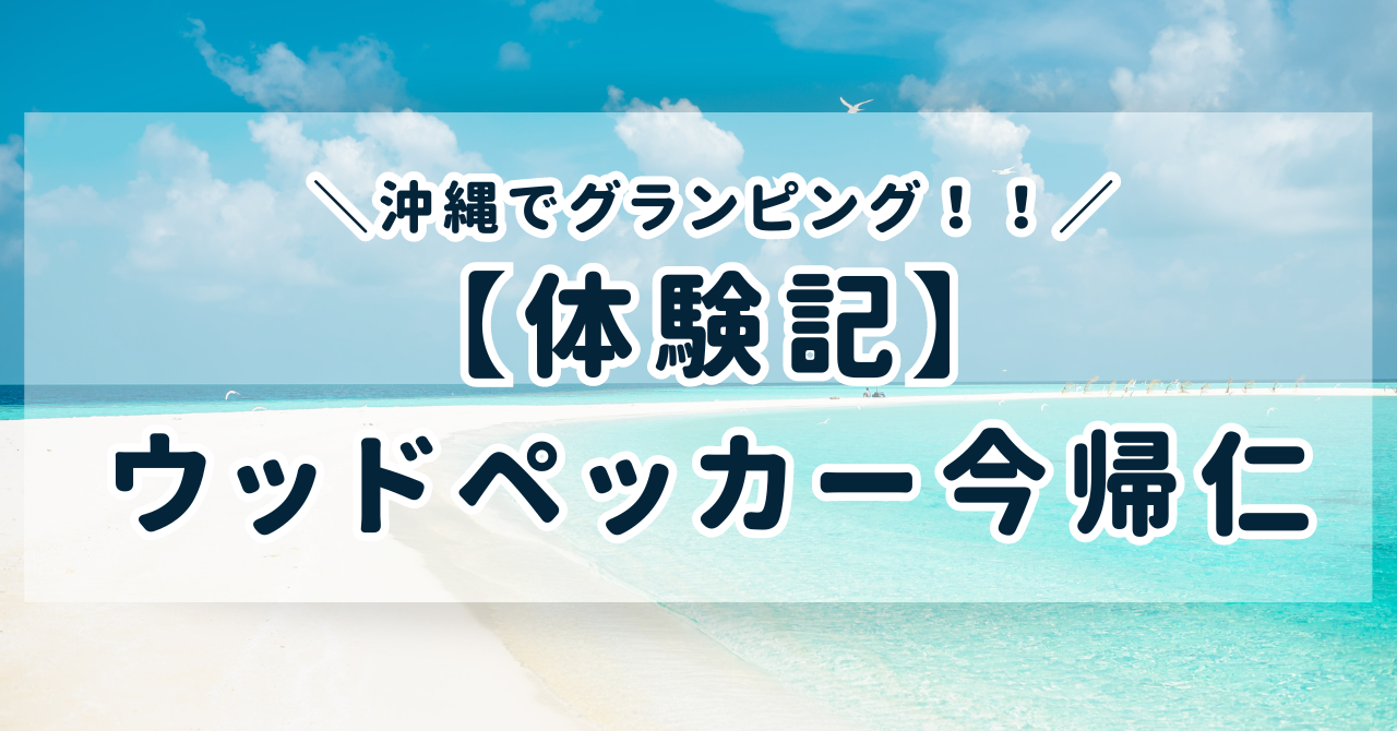 体験記】沖縄でグランピング！「ウッドペッカー今帰仁」 | BeChill OKINAWA
